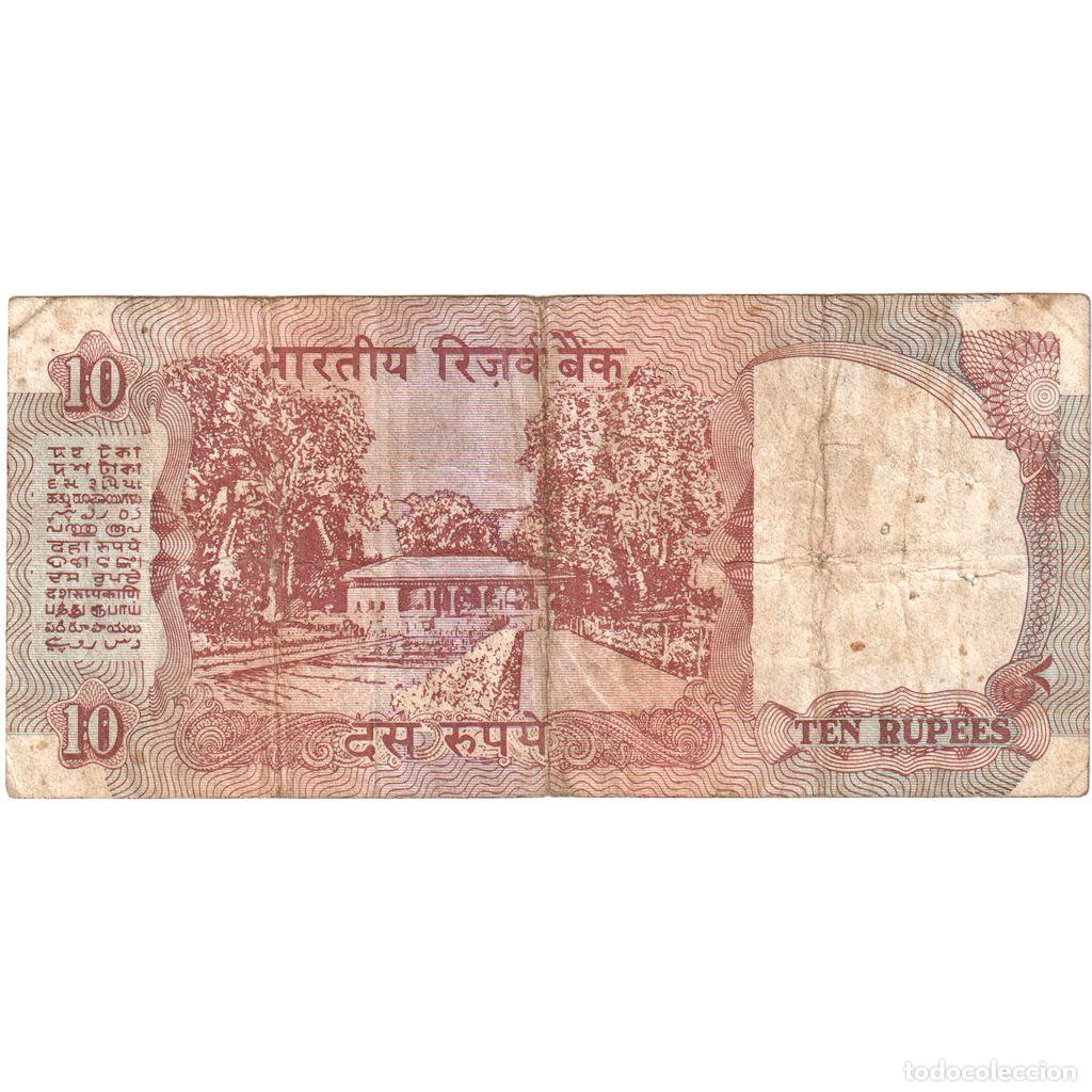 Billetes extranjeros: [#1292695] India, 10 Rupees, BC+ - Foto 2