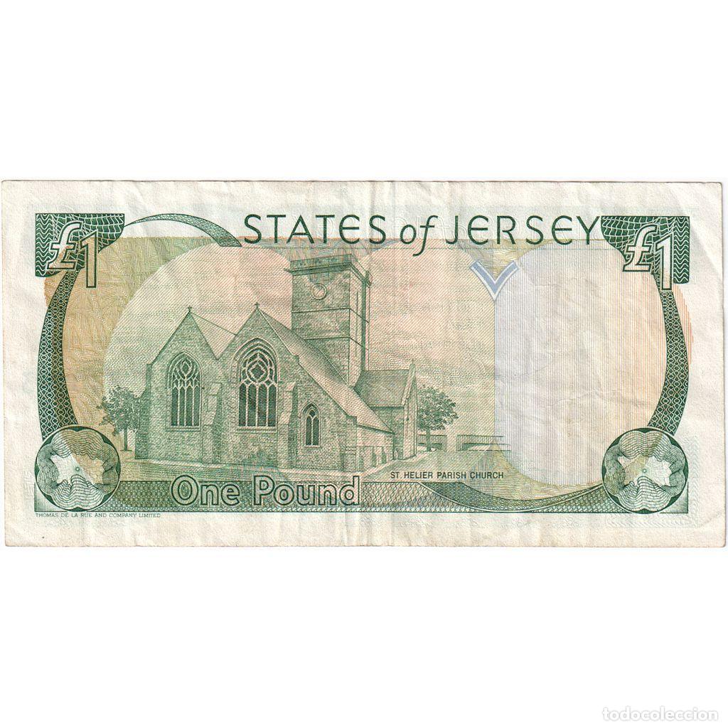 Billetes extranjeros: [#336343] Jersey, 1 Pound, MBC - Foto 2