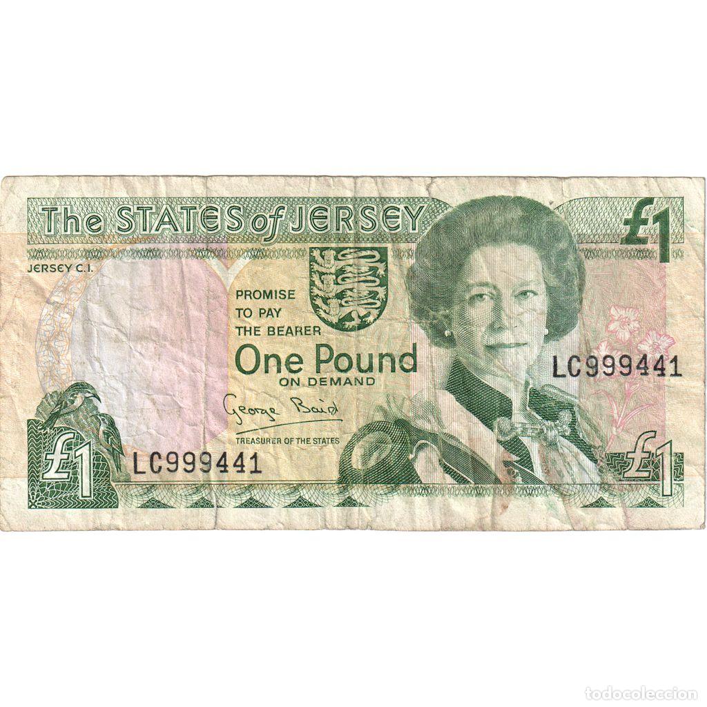 Billetes extranjeros: [#336344] Jersey, 1 Pound, BC+ - Foto 1