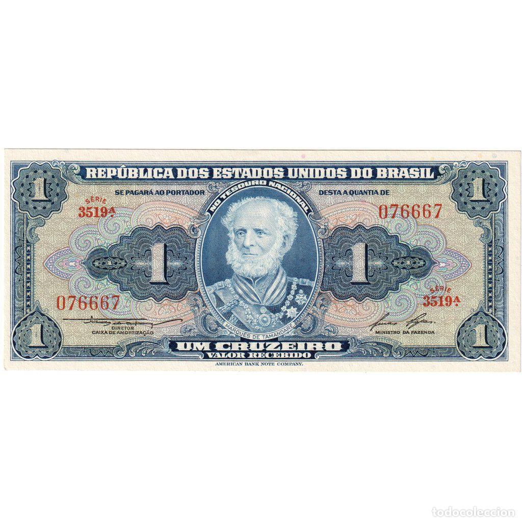 Billetes extranjeros: [#1292829] Brasil, 1 Cruzeiro, UNC - Foto 1