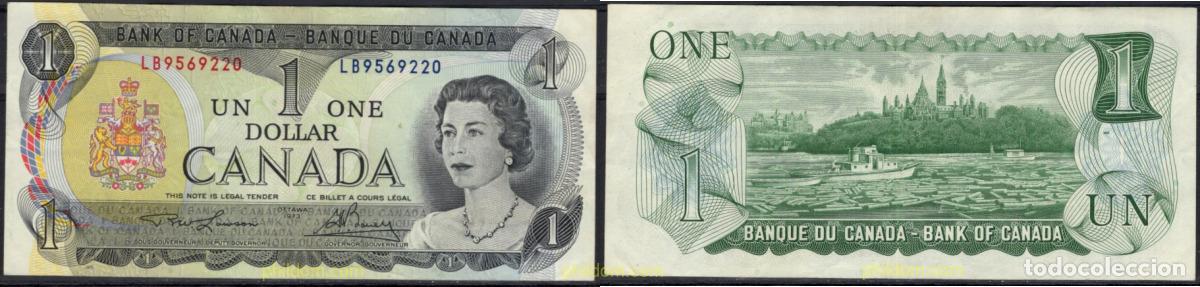 Billetes extranjeros: 8378 CANADA 1973 CANADA 1 DOLLAR 1973 - Foto 1