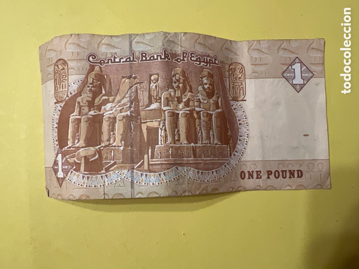 Billetes extranjeros: HB79. 1 Pound Egypt One libra Egipto - Foto 2