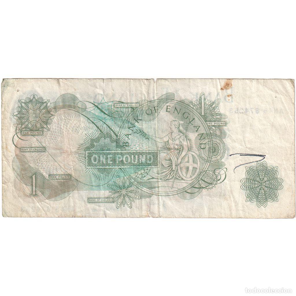 Billetes extranjeros: [#1292885] Gran Breta&ntilde;a, 1 Pound, BC - Foto 2