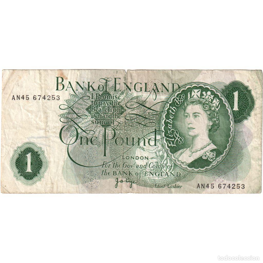 Billetes extranjeros: [#1292885] Gran Breta&ntilde;a, 1 Pound, BC - Foto 1