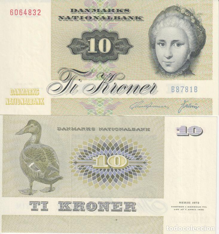 Billetes extranjeros: Dinamarca 10 kroner del 1972 Pick 48 a SC/UNC - Foto 1