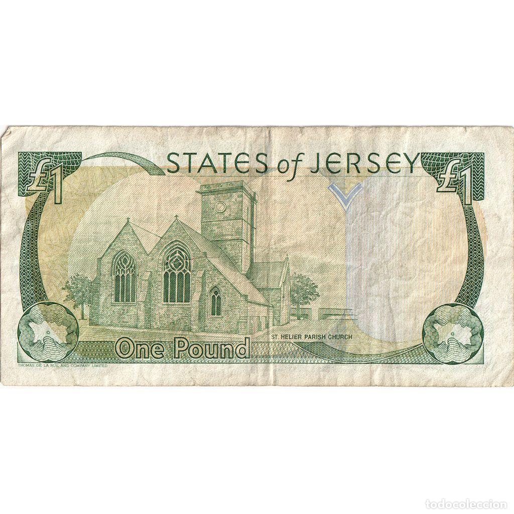 Billetes extranjeros: [#1292989] Jersey, 1 Pound, BC+ - Foto 2