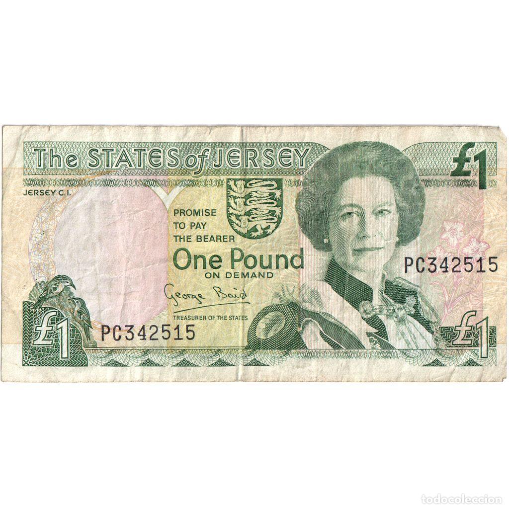 Billetes extranjeros: [#1292989] Jersey, 1 Pound, BC+ - Foto 1
