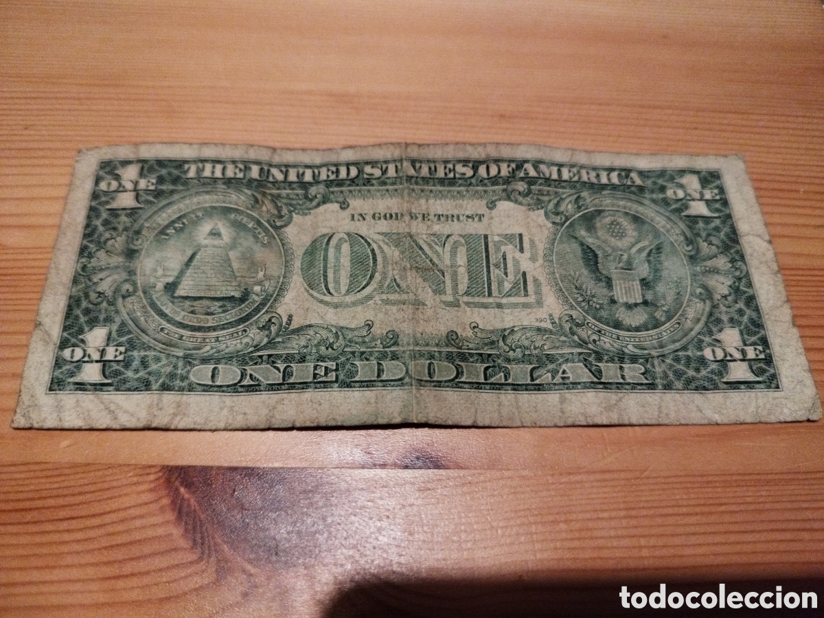 Billetes extranjeros: USA billete de 1 dolar - Foto 2