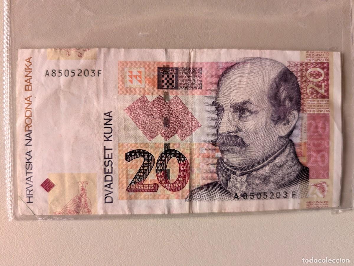 Billetes extranjeros: 20 KUNAS DEL BANCO DE CROACIA - - Foto 1