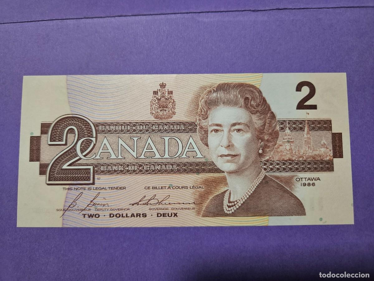 Billetes extranjeros: CANADA 2 DOLARES 1986 S/C KM=94 - Foto 1