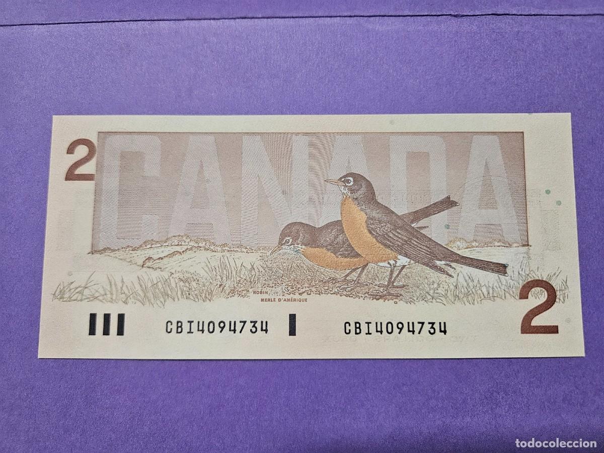 Billetes extranjeros: CANADA 2 DOLARES 1986 S/C KM=94 - Foto 2