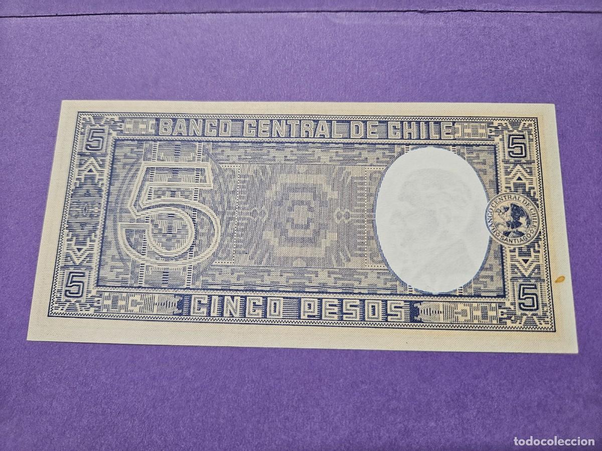 Billetes extranjeros: CHILE 5 PESOS 1957-58 S/C - Foto 2