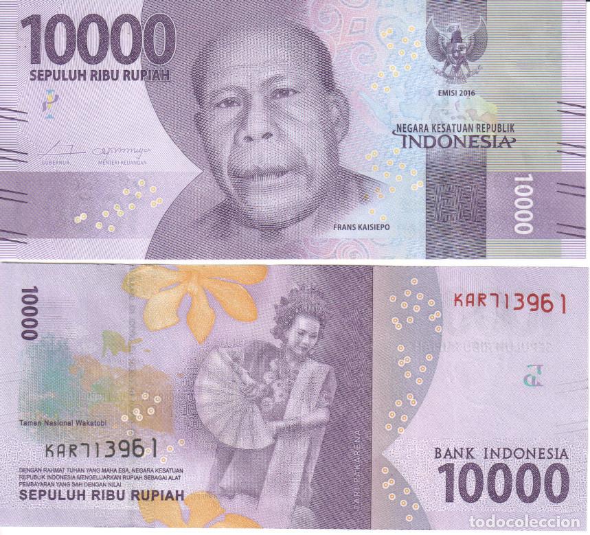 Billetes extranjeros: Indonesia 1000 rupiah del 2016 Pick 157 a SC/UNC - Foto 1