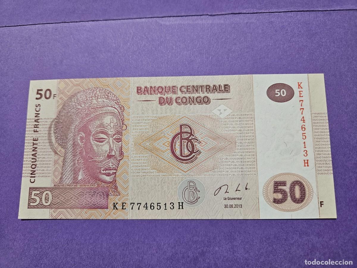 Billetes extranjeros: CONGO 50 FRANCOS 2013 S/C PICK=97A - Foto 1