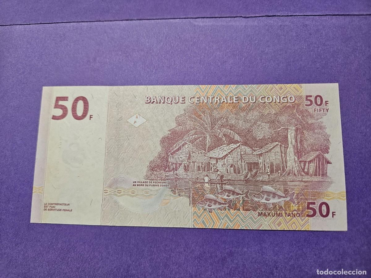 Billetes extranjeros: CONGO 50 FRANCOS 2013 S/C PICK=97A - Foto 2