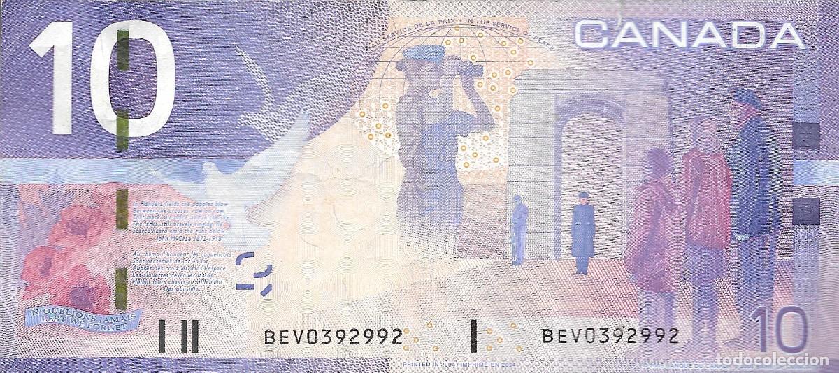 Billetes extranjeros: billetes del mundo CANADA EL QUE VES - Foto 2
