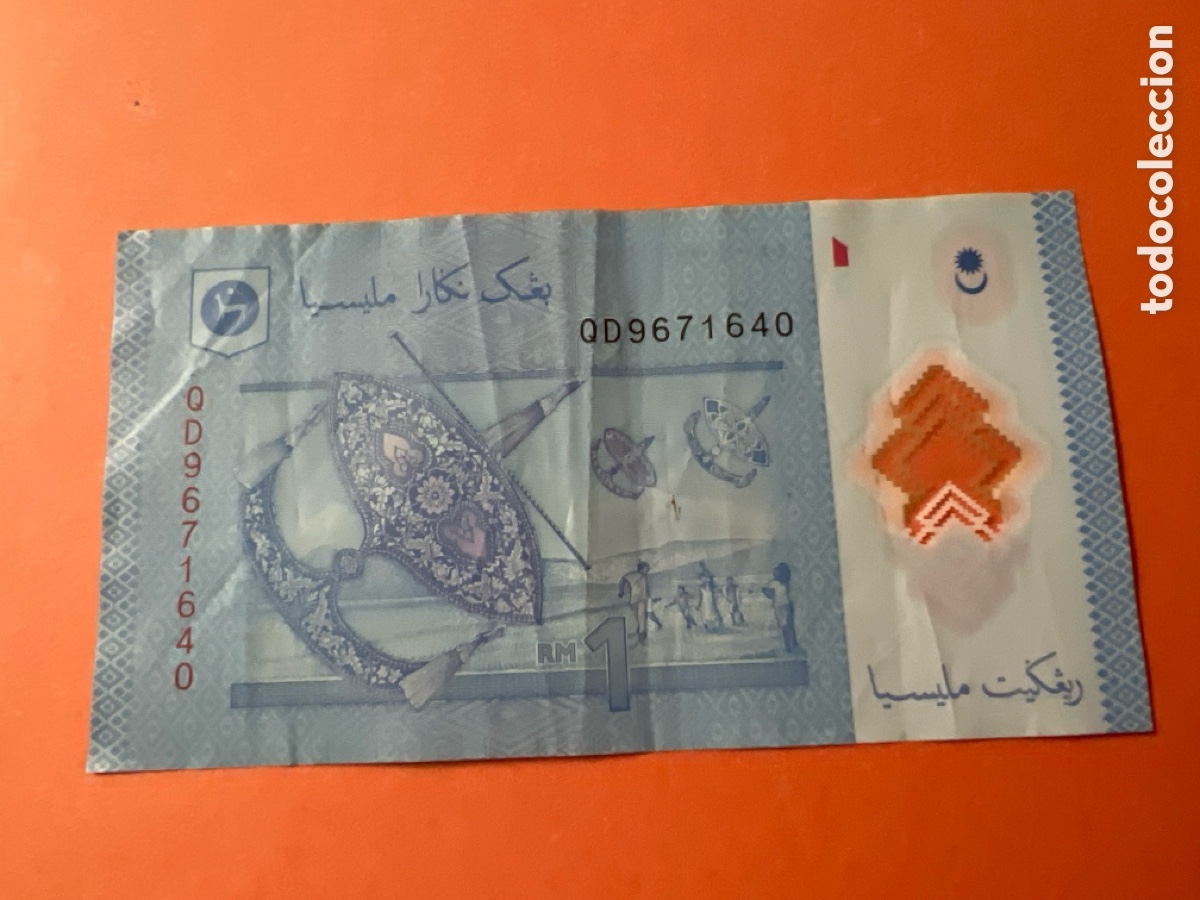 Billetes extranjeros: L700. BILLETE DE ASIA (MALAYSA) 1 RINGGIT - Foto 2