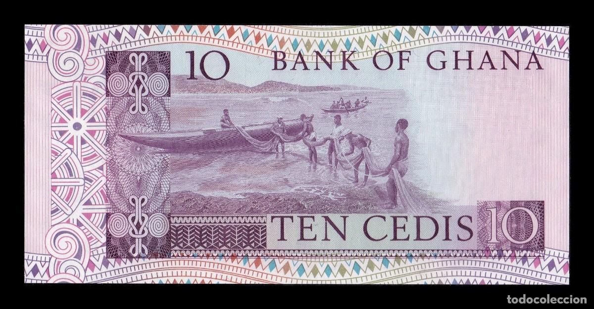 Billetes extranjeros: Ghana 10 Cedis 1980 Pick 20c Sc Unc - Foto 2
