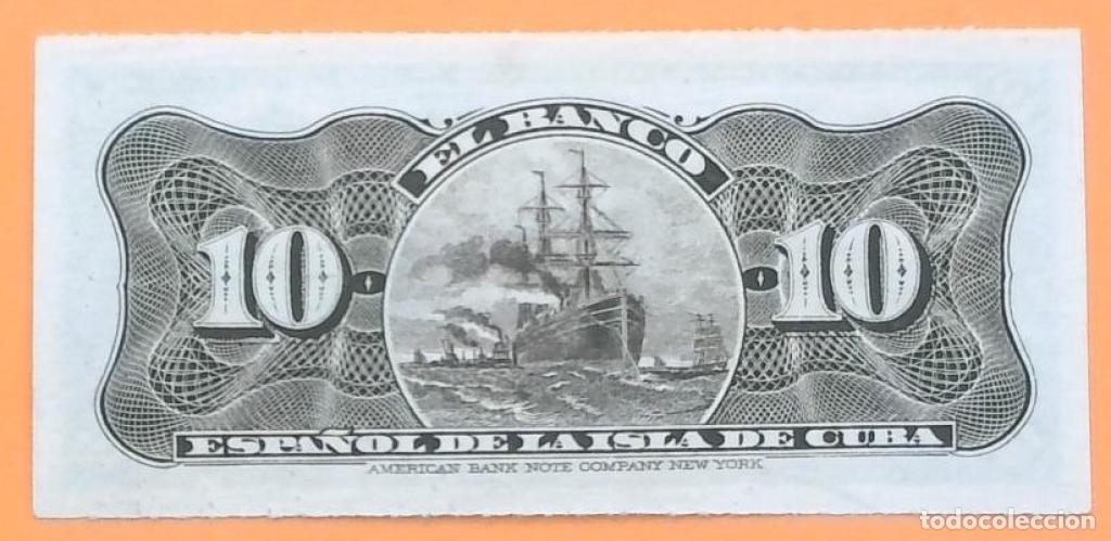 Billetes extranjeros: Cuba, 10 Centavos 1897 - 52a - (SC- / UNC-) [0283539] - Foto 2