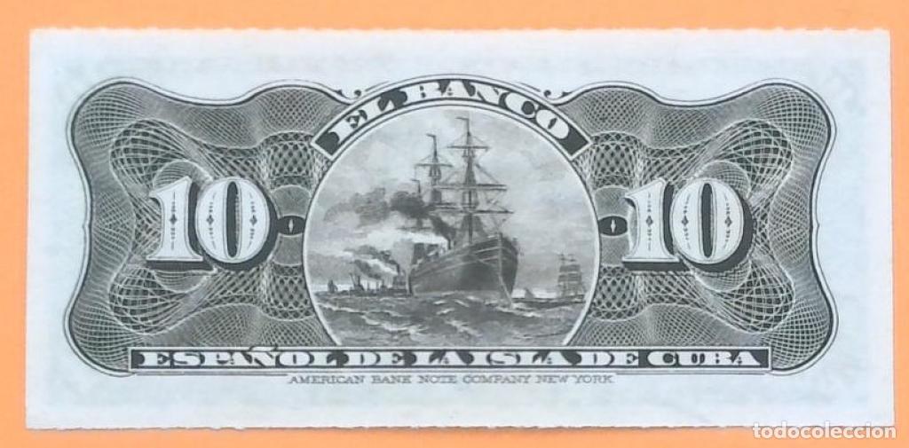 Billetes extranjeros: Cuba, 10 Centavos 1897 - 52a - (SC- / UNC-) [0283866] - Foto 2