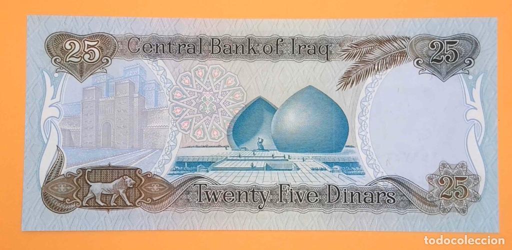 Billetes extranjeros: Irak, 25 Dinars 1986 - 73a - (SC / UNC) [0249752] - Foto 2