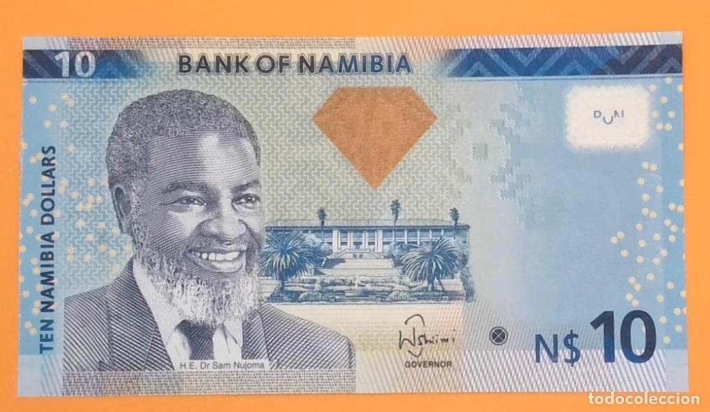 Billetes extranjeros: Namibia, 10 Namibia Dollars 2012 & 2013 - 11a - (SC / UNC) [U03700001] - Foto 1