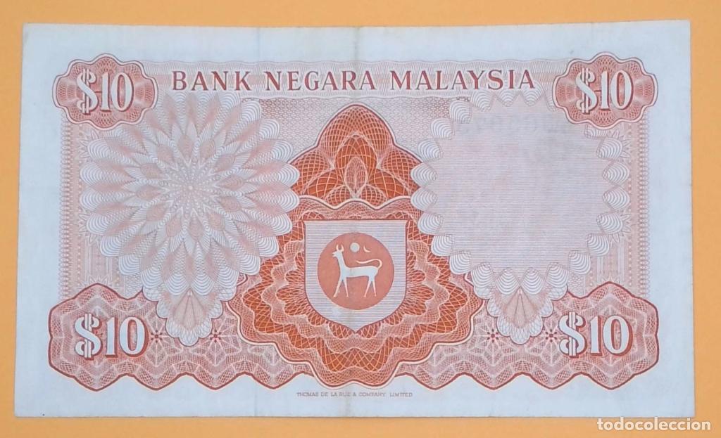 Billetes extranjeros: Malasia, 10 Ringgit ND - 9a - (MBC / VF) [C/92665075] - Foto 2