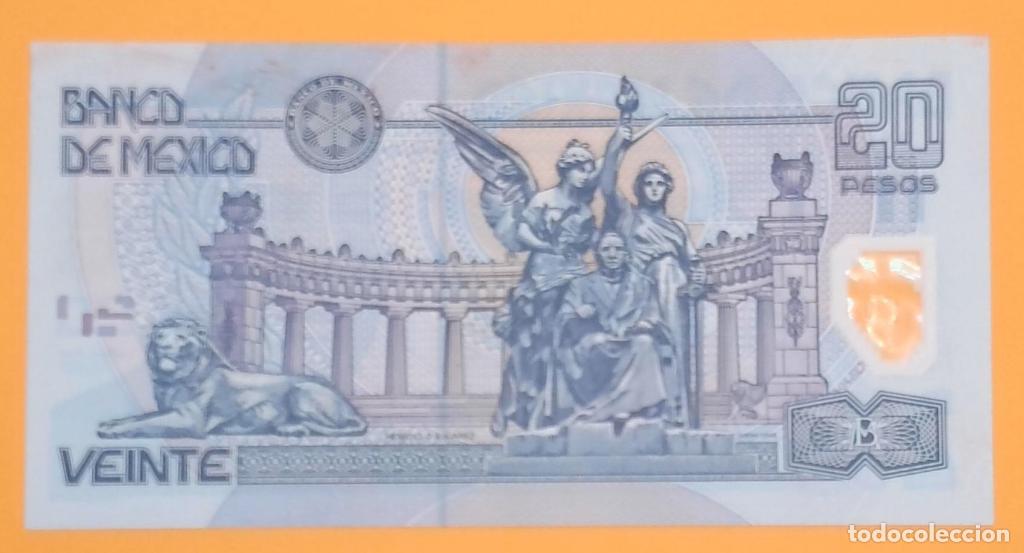 Billetes extranjeros: M&eacute;xico, 20 Pesos 2001-2006 - 116a - (SC / UNC) [P2803889] - Foto 2