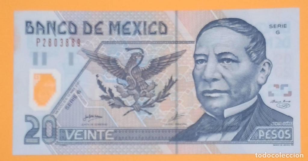 Billetes extranjeros: M&eacute;xico, 20 Pesos 2001-2006 - 116a - (SC / UNC) [P2803889] - Foto 1