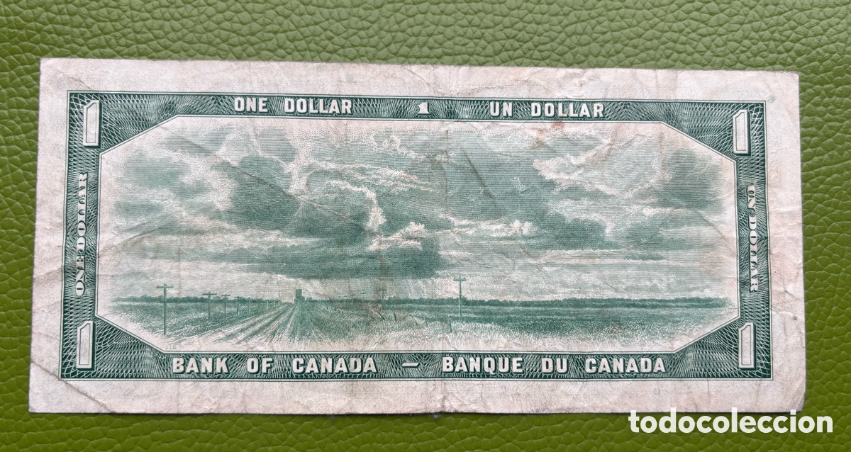 Billetes extranjeros: CANAD&Aacute;. ISABEL II. ONE DOLLAR. (1961/1972) - Foto 2