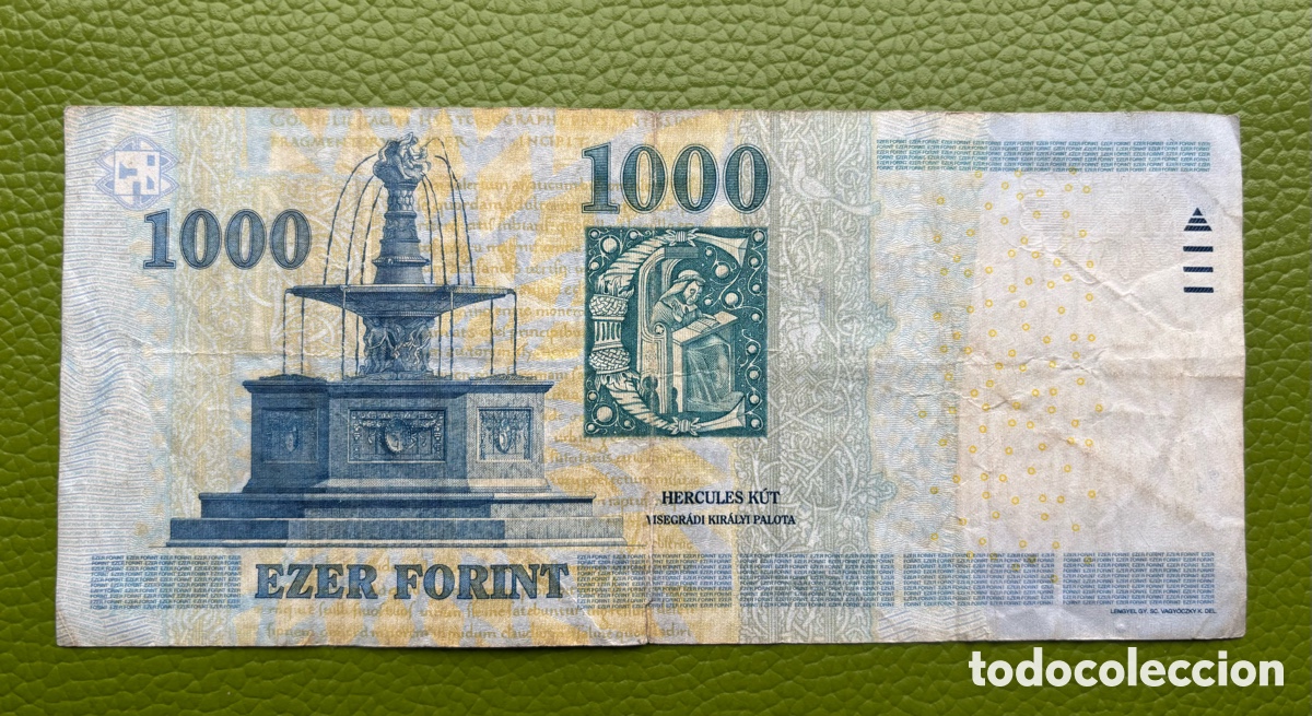 Billetes extranjeros: HUNGR&Iacute;A. 1000 FLORINES. 2015 - Foto 2
