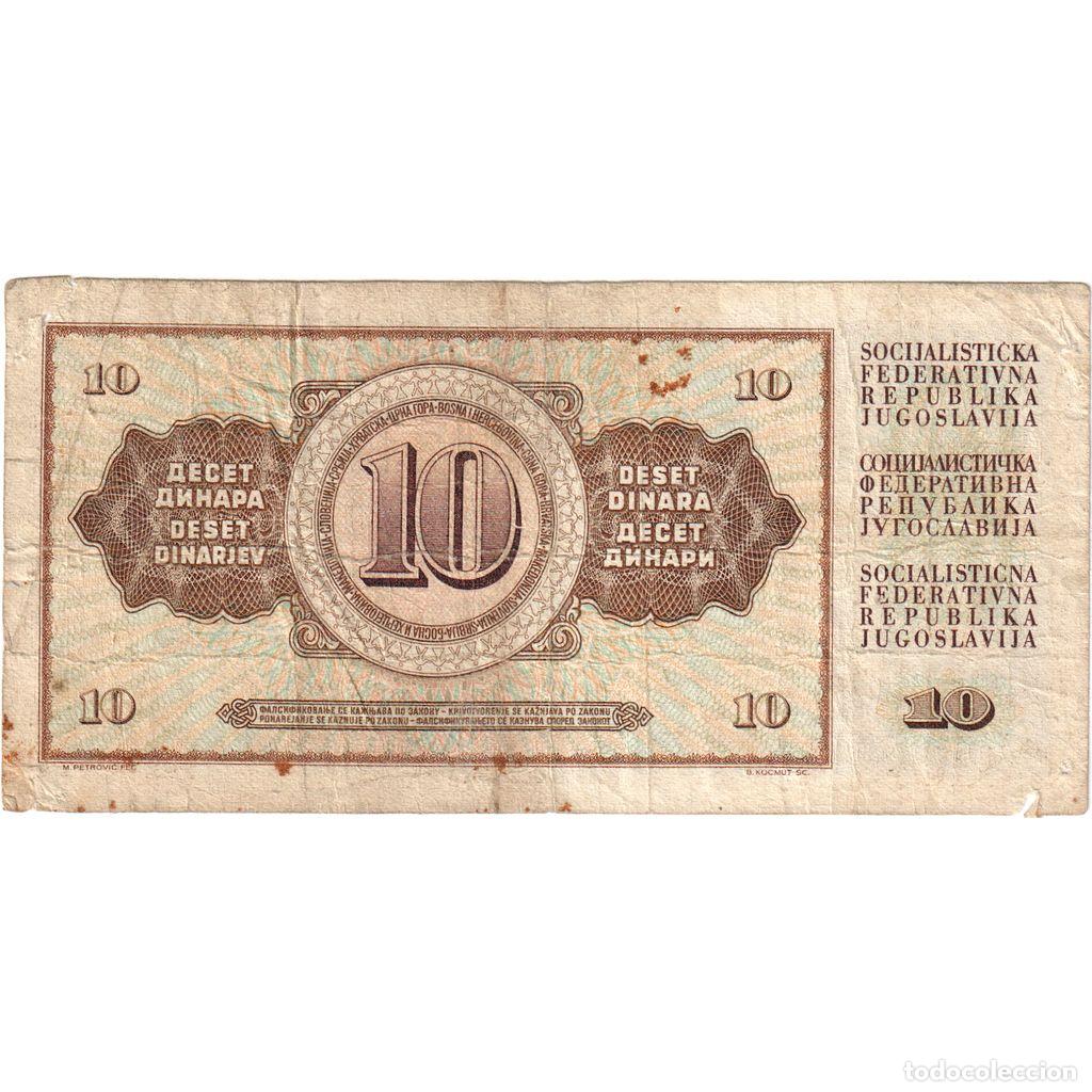 Billetes extranjeros: [#336566] Yugoslavia, 10 Dinara, RC - Foto 2