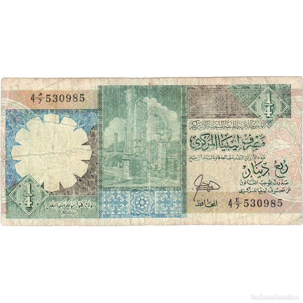 Billetes extranjeros: [#1293218] Libia, 1/4 Dinar, BC - Foto 1