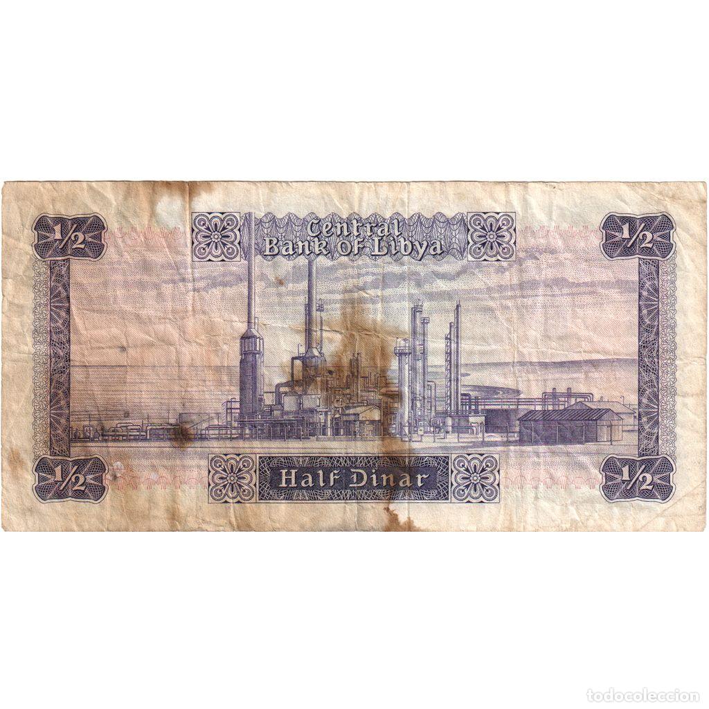 Billetes extranjeros: [#1293222] Libia, 1/2 Dinar, BC - Foto 2