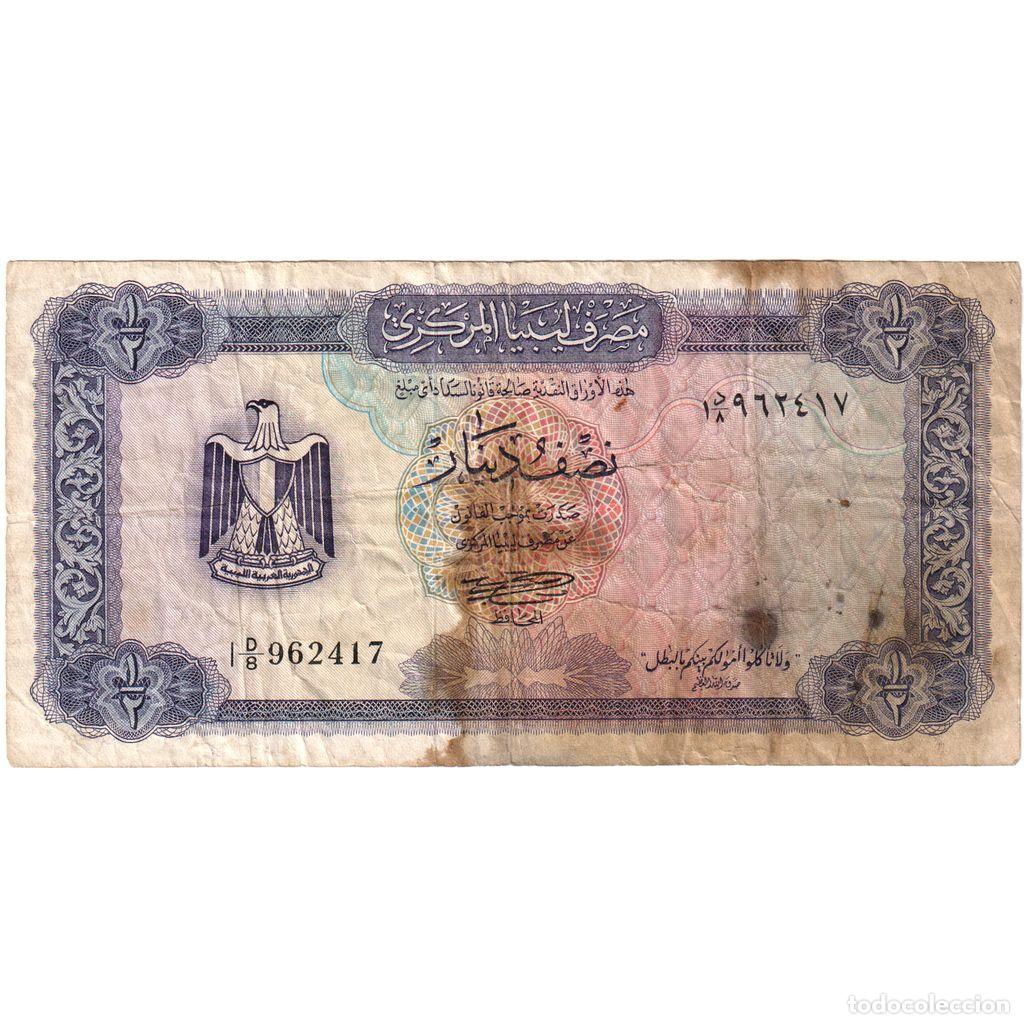 Billetes extranjeros: [#1293222] Libia, 1/2 Dinar, BC - Foto 1
