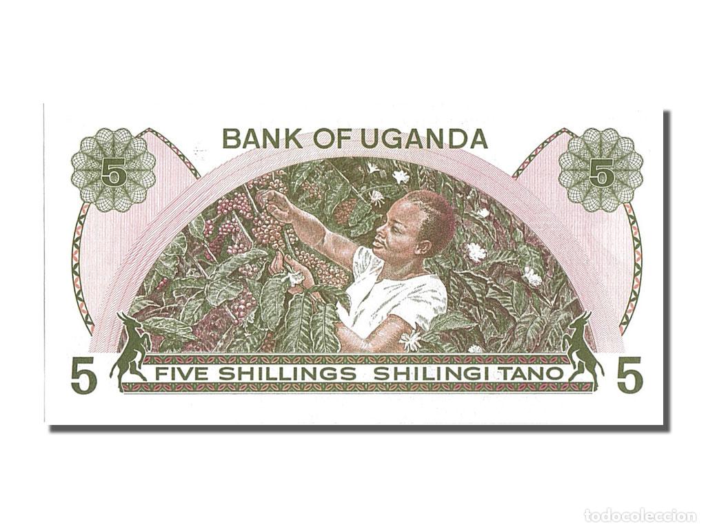 Billetes extranjeros: [#201656] Billete, 5 Shillings, Uganda, UNC - Foto 2