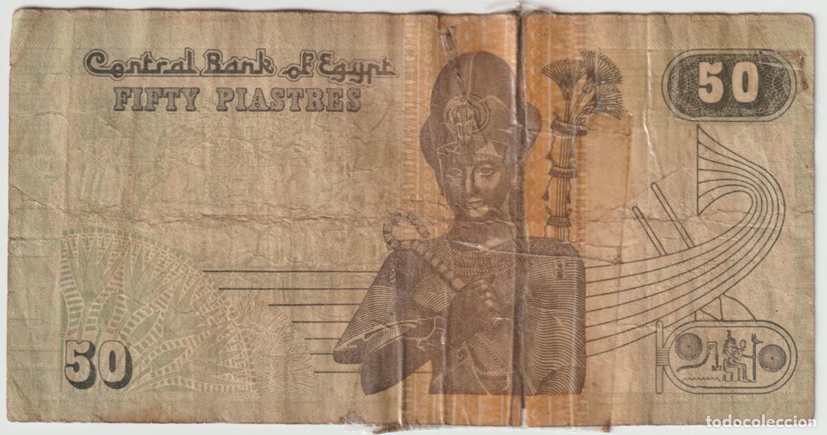 Billetes extranjeros: Billete Egipto 50 Piastres - Foto 2