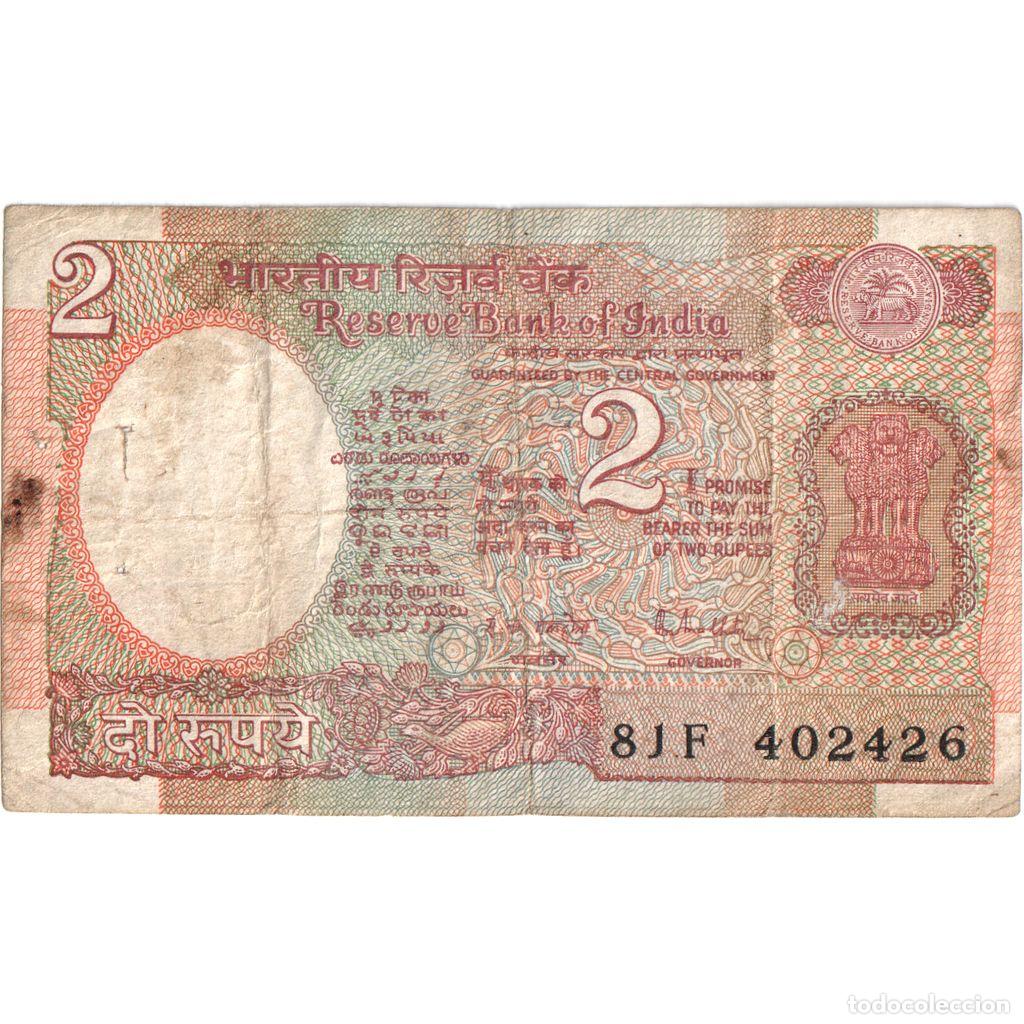 Billetes extranjeros: [#1293295] India, 2 Rupees, BC - Foto 1