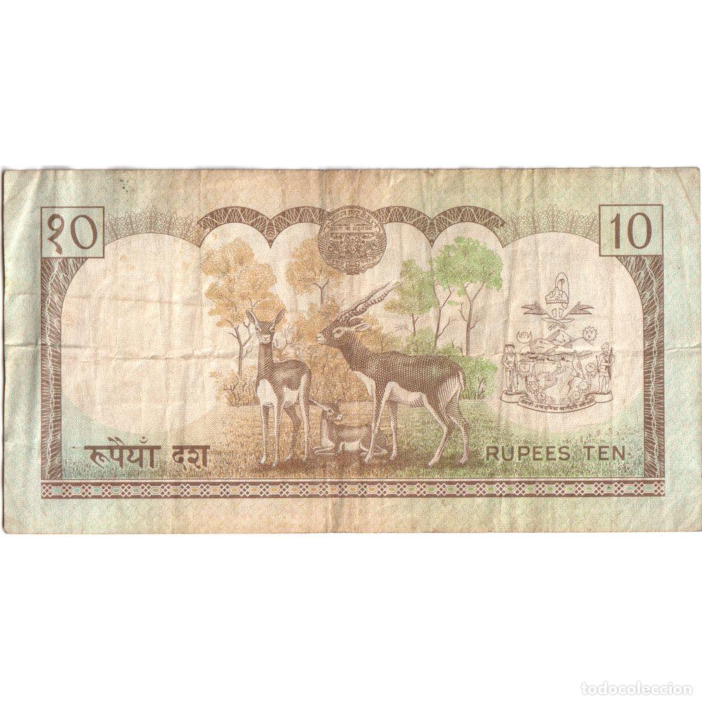Billetes extranjeros: [#1293298] Nepal, 10 Rupees, BC+ - Foto 2