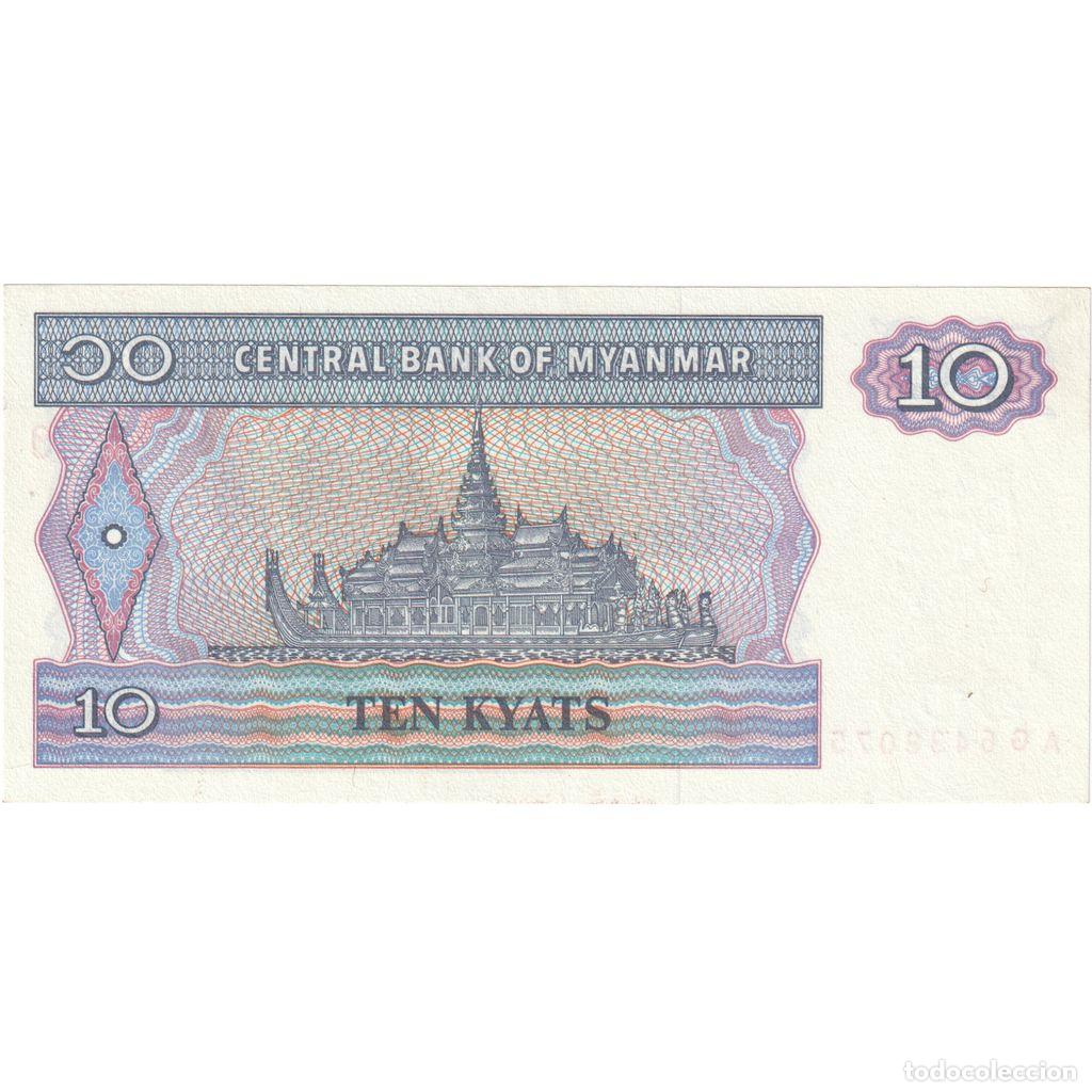Billetes extranjeros: [#336614] Myanmar, 10 Kyats, UNC - Foto 2