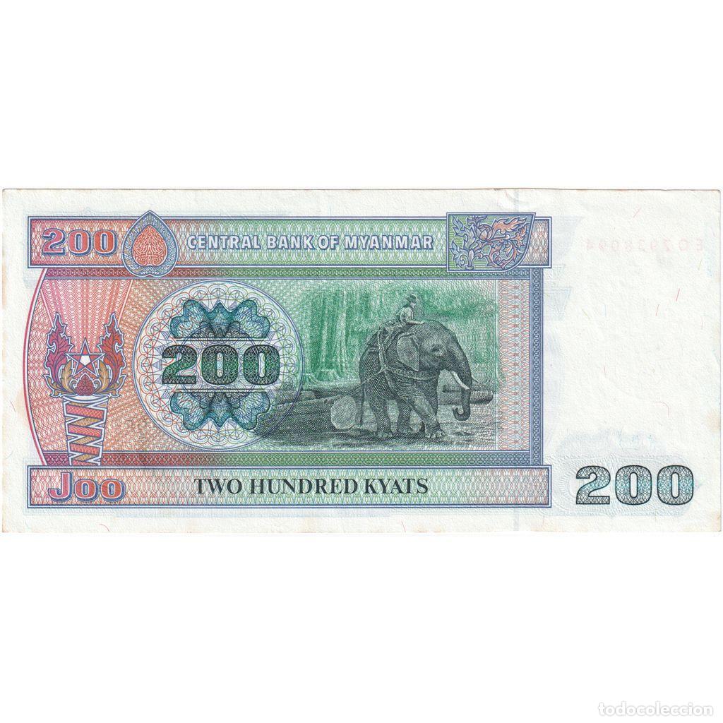 Billetes extranjeros: [#336619] Myanmar, 200 Kyats, UNC - Foto 2
