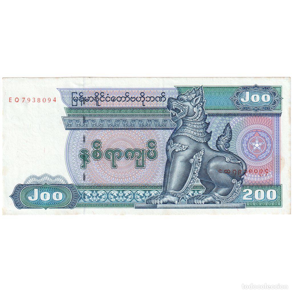 Billetes extranjeros: [#336619] Myanmar, 200 Kyats, UNC - Foto 1