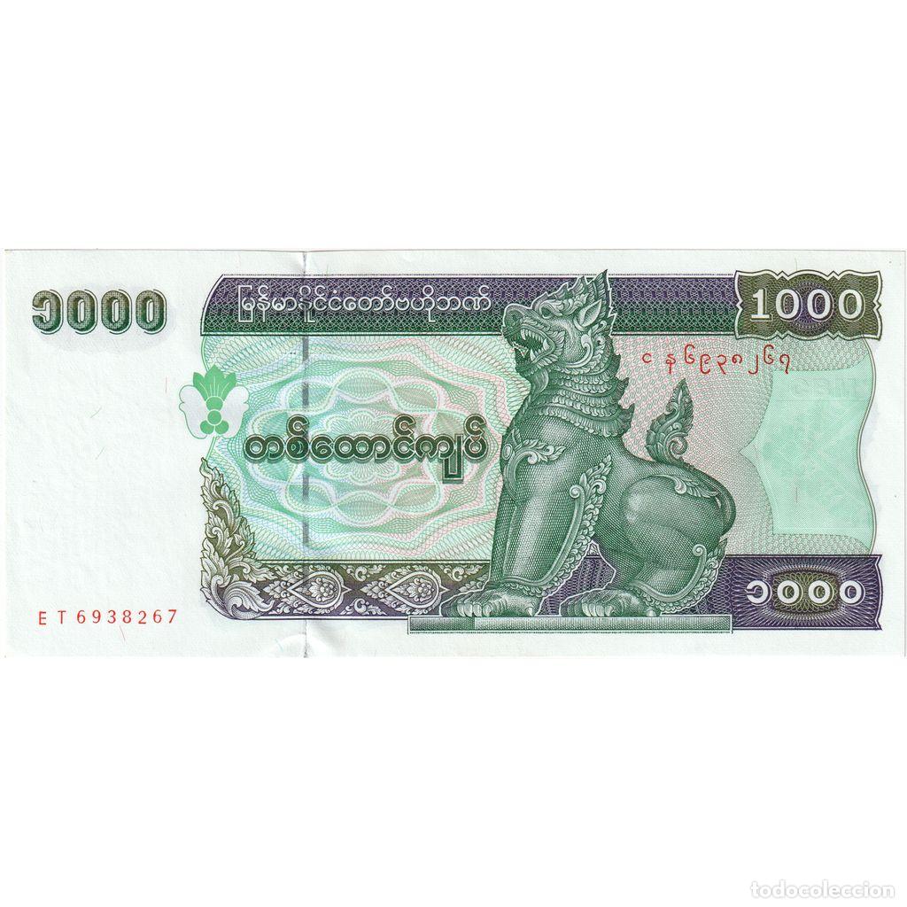 Billetes extranjeros: [#336621] Myanmar, 1000 Kyats, UNC - Foto 1
