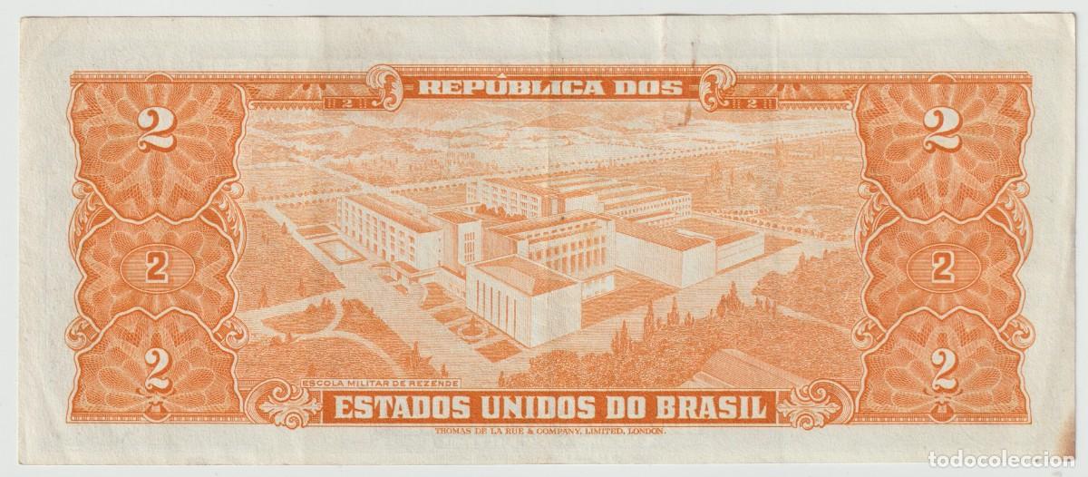 Billetes extranjeros: Billete Brasil 2 Cruzeiros - Foto 2