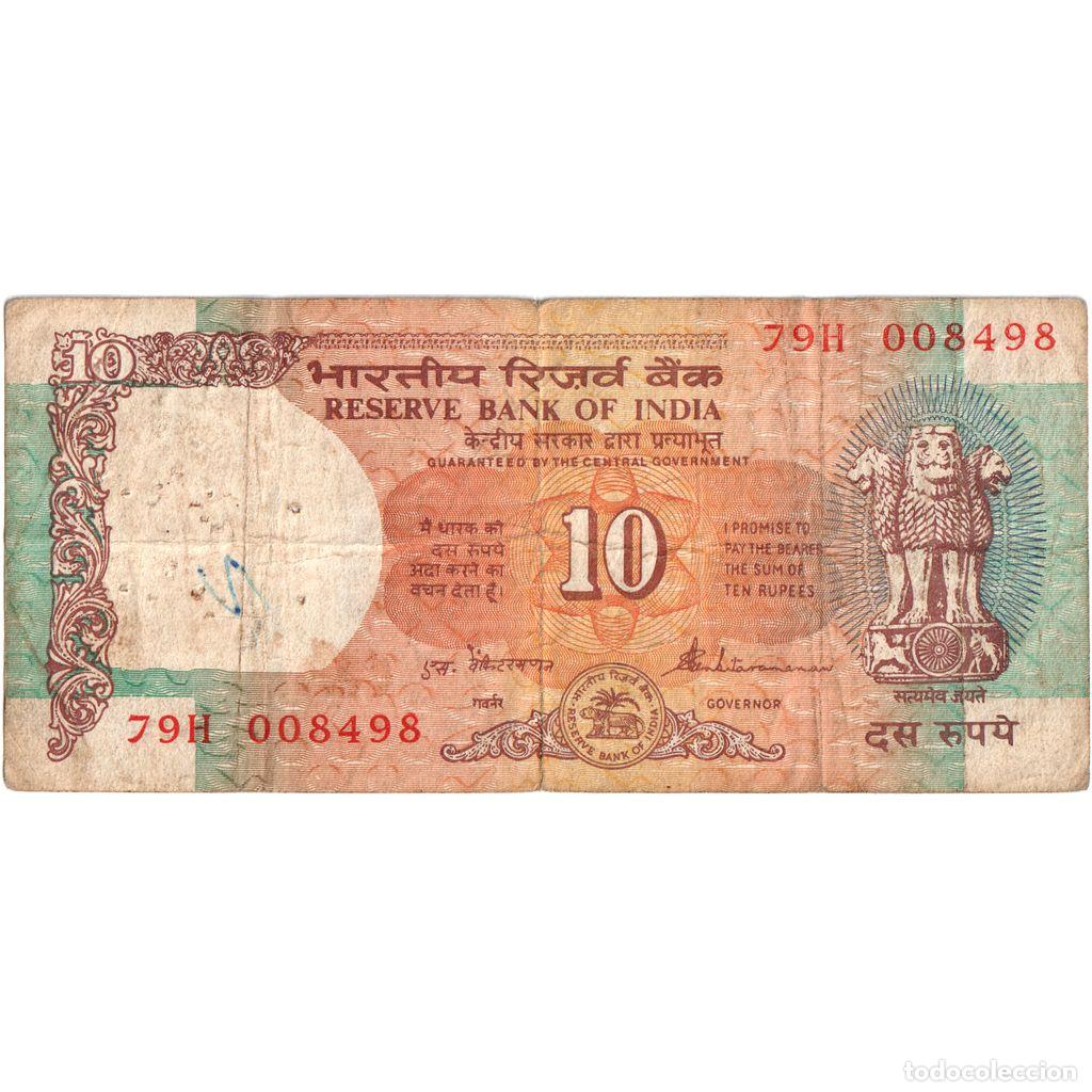 Billetes extranjeros: [#1293322] India, 10 Rupees, BC - Foto 1