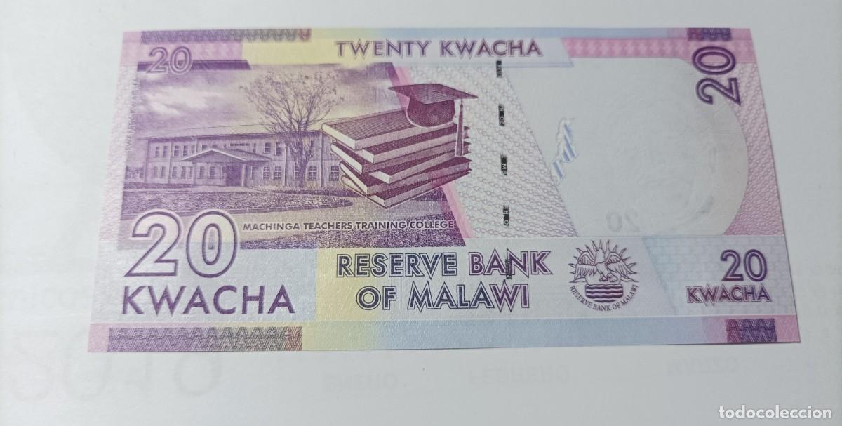 Billetes extranjeros: Malawi 20 Kwacha 2020 . Sin circular - Foto 2