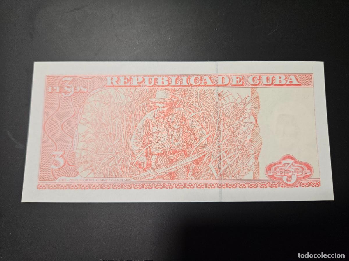 Billetes extranjeros: CUBA 3 PESOS 2004 S/C P=127a - Foto 2
