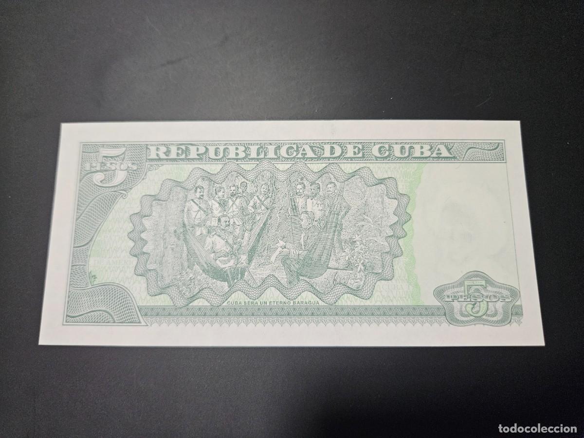 Billetes extranjeros: CUBA 5 PESOS 2017 S/C P=116 - Foto 2