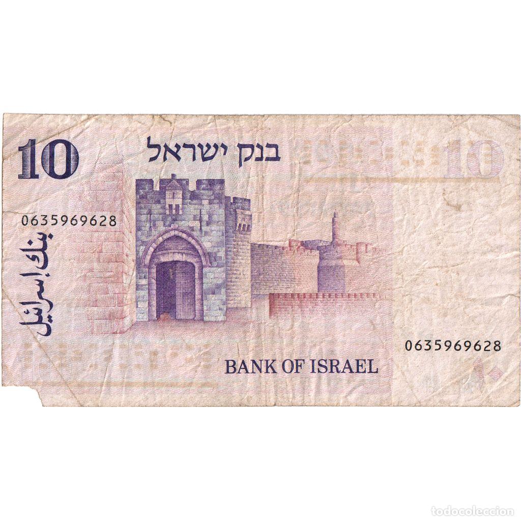 Billetes extranjeros: [#1293468] Israel, 10 Lirot, BC - Foto 2