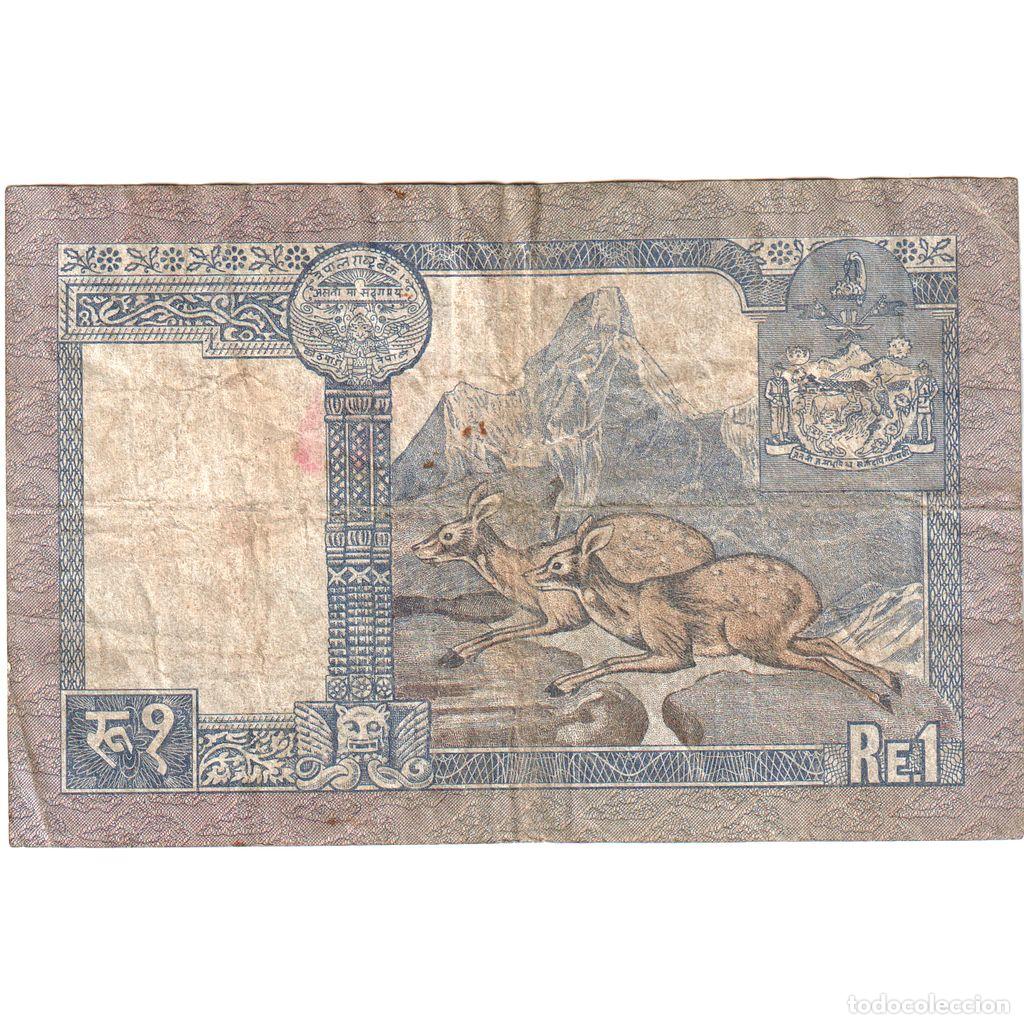 Billetes extranjeros: [#1231887] Nepal, 1 Rupee, BC+ - Foto 2